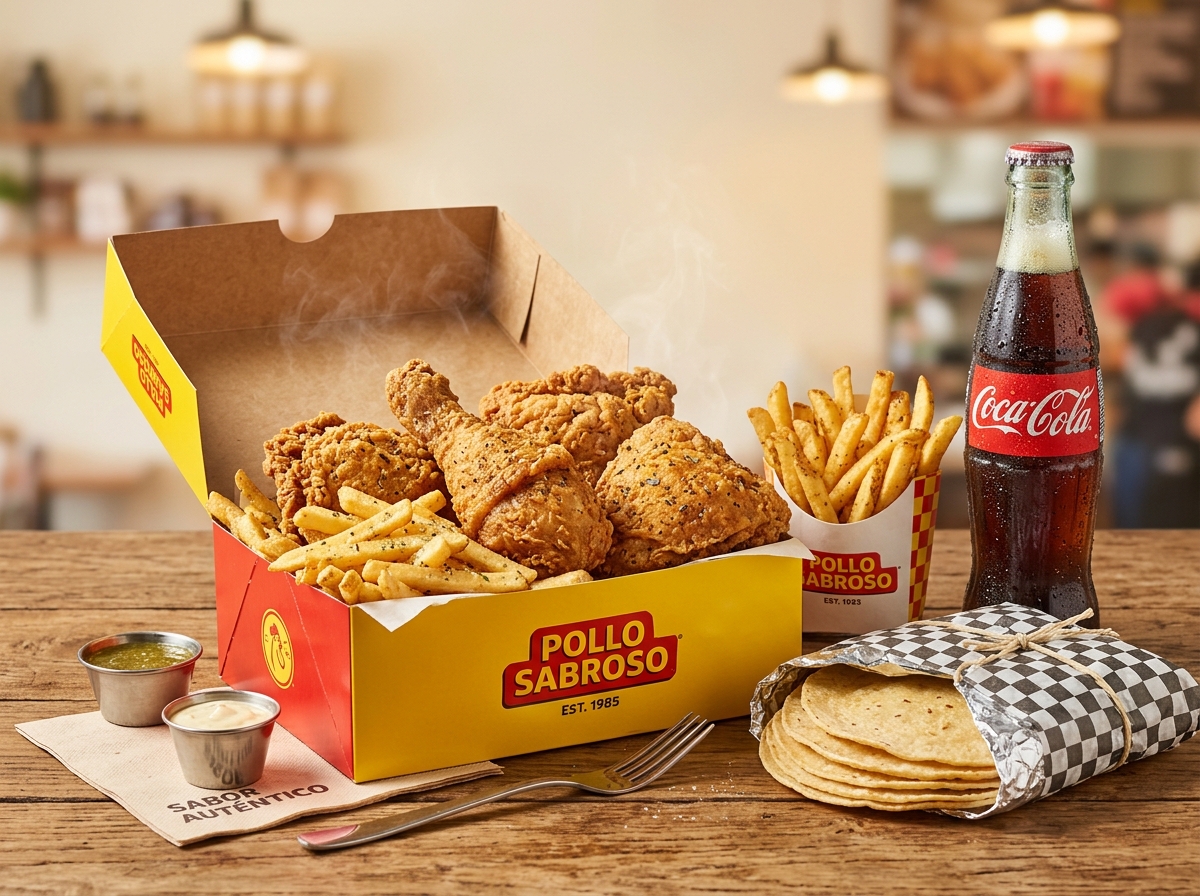 Delicioso Combo Don Pollo en Caja Tradicional